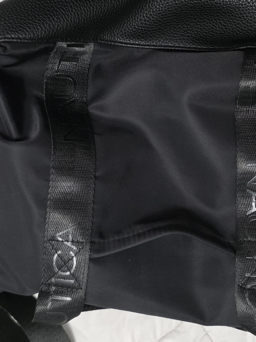 Nautica Black Nylon Duffel with Adjustable Shoulder Strap